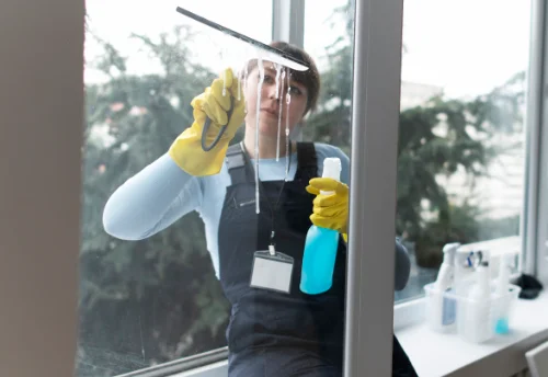 Nettoyage de vitres intérieures et extérieures à Brossay